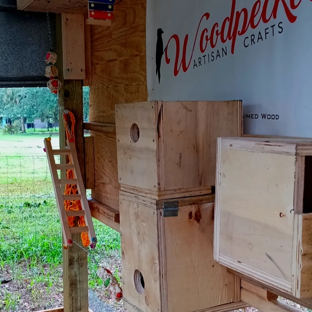 2 nesting boxes